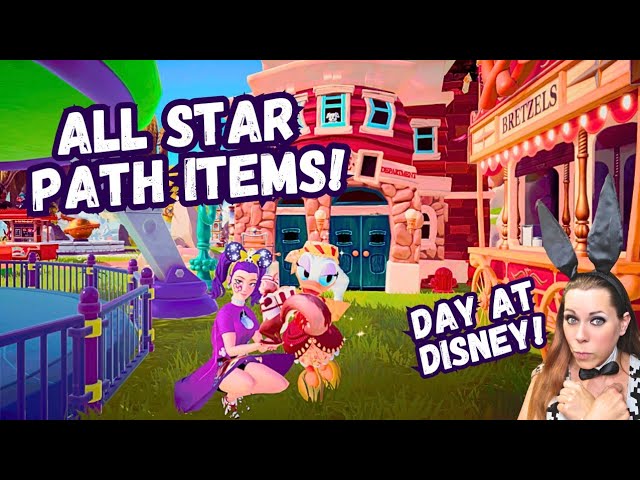 Day At Disney Star Path Items Review and Thrills in Frills Update 10 Review! #disneydreamlightvalley
