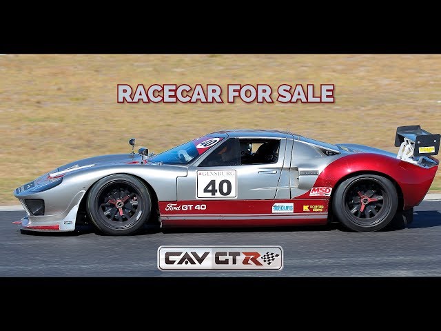 Ford GT40 recreation. CAV GTR Race car for Sale.