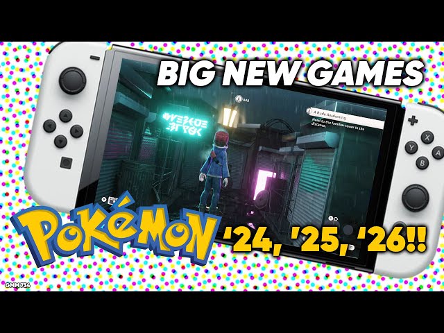 MASSIVE Pokemon Nintendo Switch Leaks: 3 Years Worth of Games! + New Switch Online Releases!