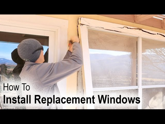 How to Install A Replacement Window On A House With Wood Siding