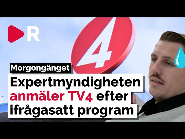 Morgongänget: Expertmyndigheten anmäler TV4 efter ifrågasatt program