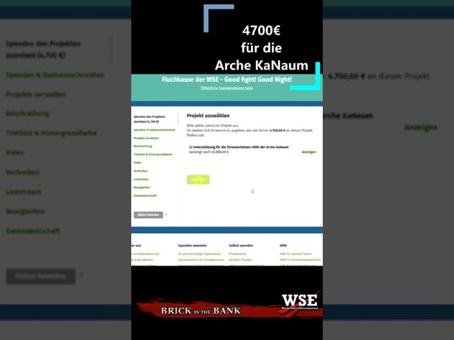 Ihr seid die Besten! 4700€ aus Brick in the Bank Großevent gehen an die Arche KaNaum in Bad Arolsen