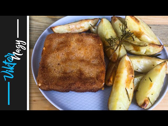 Vyprážaný syr s pečenými zemiakmi | Viktor Nagy | recepty