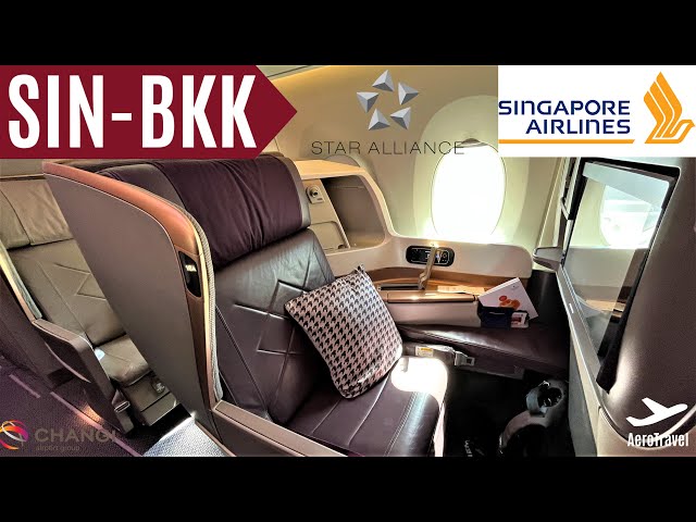 SINGAPORE AIRLINES BUSINESS CLASS | SINGAPORE - BANGKOK | AIRBUS A350-9 | TRIPREPORT SQ 708 | 4K