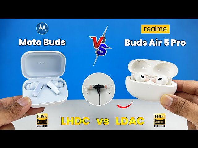 Moto Buds VS Realme Buds Air 5 pro ⚡ Ultimate Testing ⚡ Which is The Best Earbuds Under 5000 ⚡