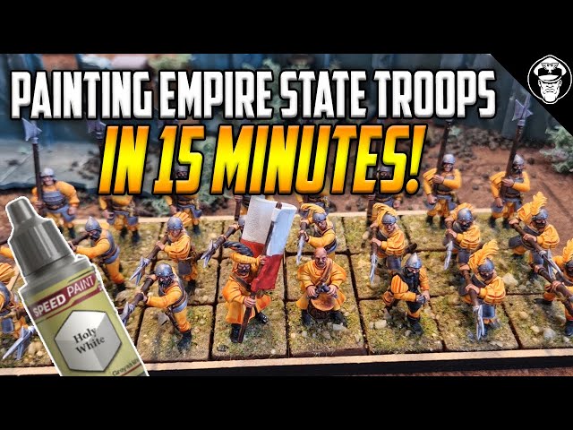 How to paint Empire State Troops in 15 Minutes! | Warhammer The Old World