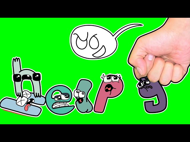 Alphabet Lore The mighthty lowercase letters Finger Heart Animation Fancy