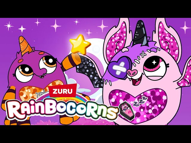 Meeting Monster Friends! @Rainbocorns 🦄| Cute Cartoons for Girls | Unicorn Glitter Magic Videos