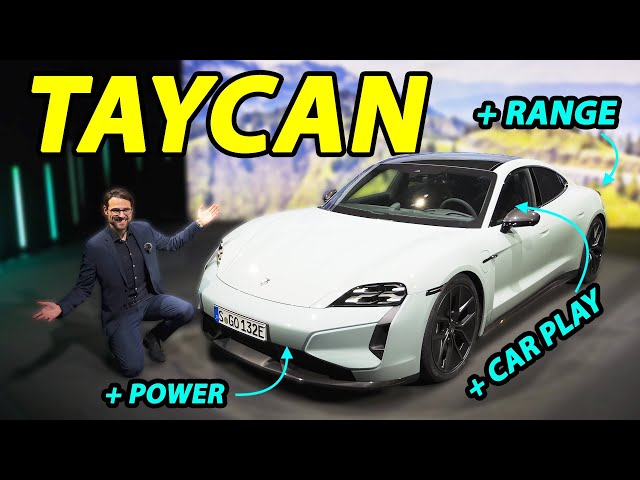 2024 Porsche Taycan facelift REVIEW - even quicker in acceleration and recharging!