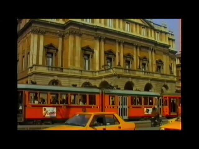 Milano 1989 - Anni '80 - Piazza Duomo, Galleria Vittorio Emanuele, La Scala, Palazzo Marino