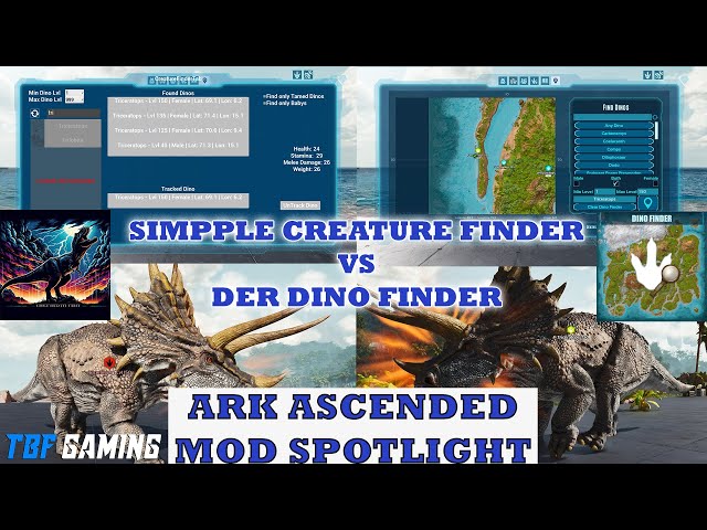 Simple Creature Finder vs Der Dino Finder! | ASA Mod Spotlight Series