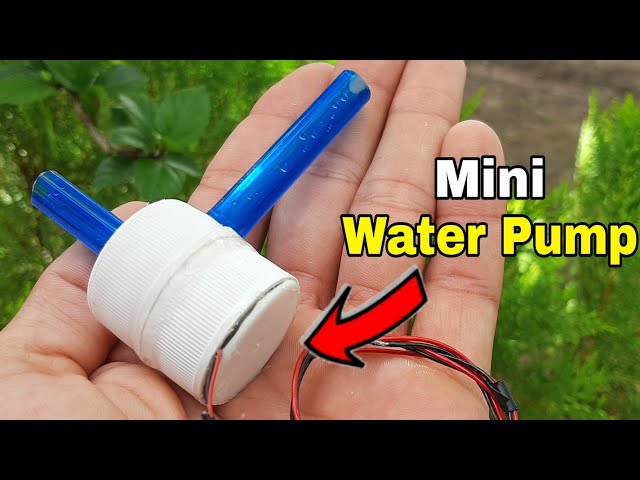 How to Make a Water Pump from Motor at Home | Awesome dc motor Ideas