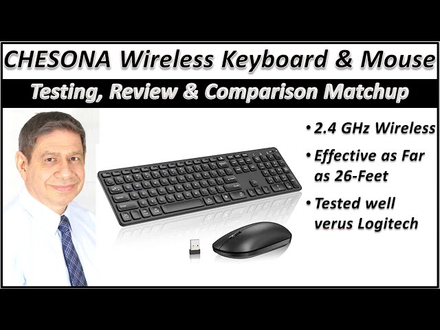 The CHESONA Wireless Keyboard & Mouse Combo – Opening, Testing, Comparison & Review