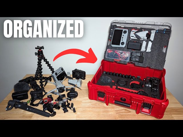 Camera Gear Organization & Storage Ideas | Milwaukee Packout + Kaizen Foam