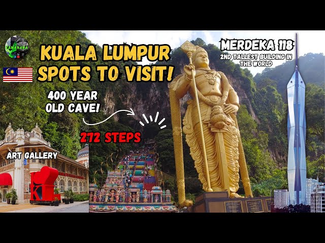 Kuala Lumpur Tourist Spots 🇲🇾 | Batu Cave & More | Day 2