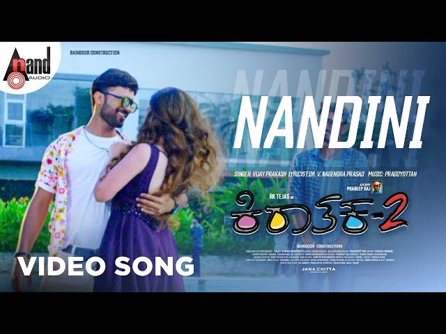 Nandini Nandini 4K Video Song | KIRAATHAKA-2 | RK Tejas | Shivani | Praddyottan | #vijayprakash