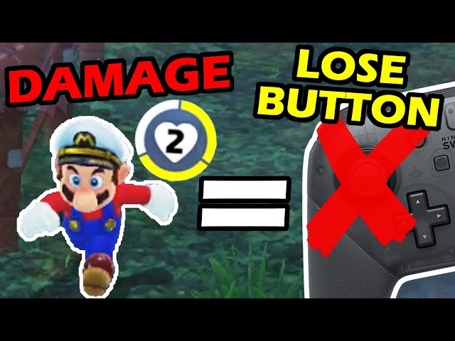 Mario Odyssey But Every Time I Take Damage I Lose a Button - Infinite Bits