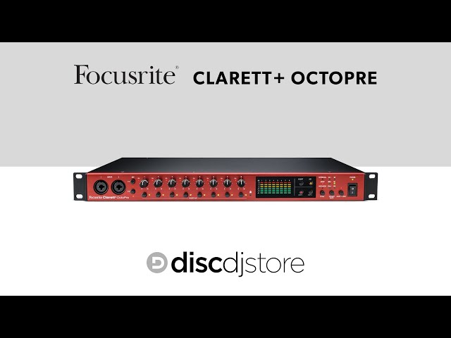Focusrite Clarett+ OctoPre - The Disc DJ Store