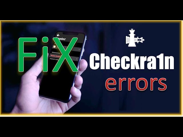 FiX Checkra1n Errors