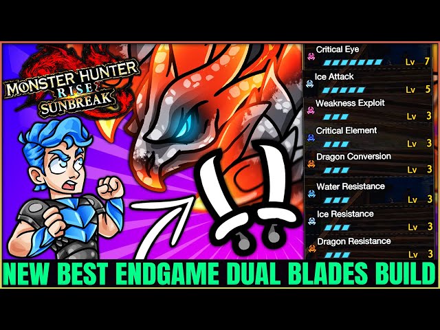 New Best Dual Blades Build - All 5 Elements - MAXIMUM Damage & More - Monster Hunter Rise Sunbreak!