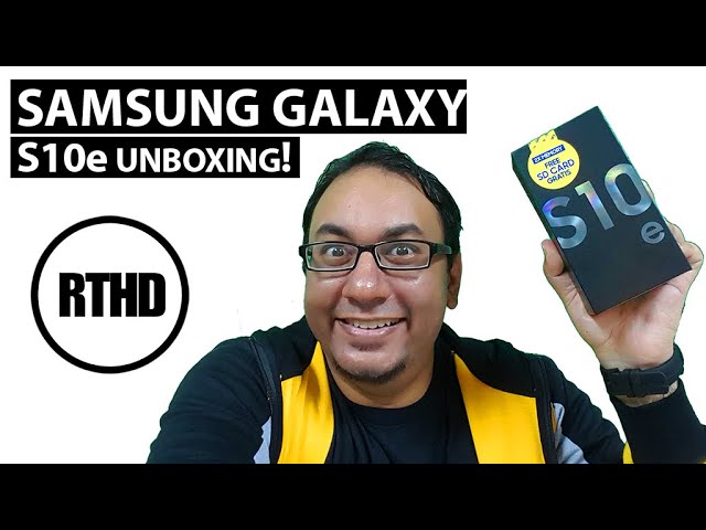 SAMSUNG GALAXY S10e Unboxing + Initial thoughts