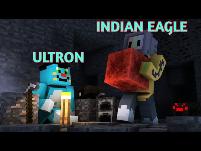 INDIAN EAGLE And ULTRON playing crafting games |MINECRAFT |