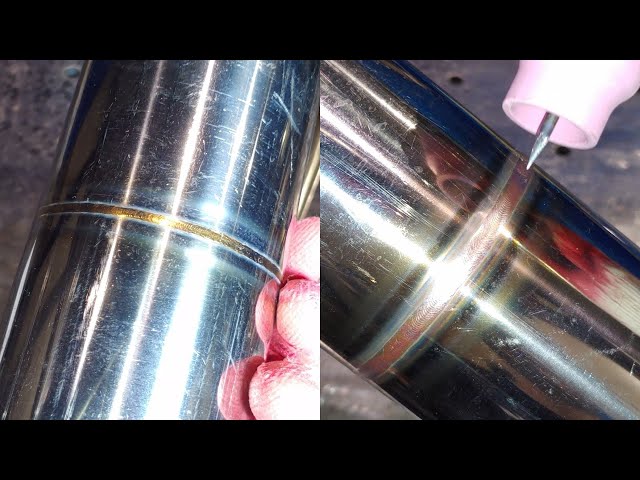 How to create different depths of penetration with the same current. Tig Welding Stainless Pipe