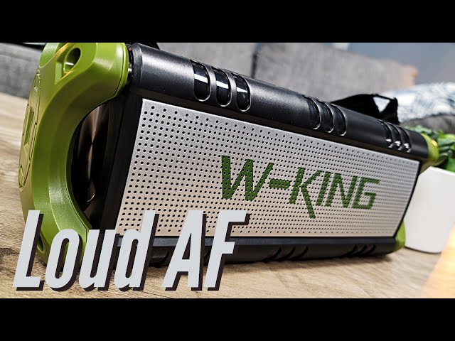 A Mega-Loud Bluetooth Speaker: W-King D8