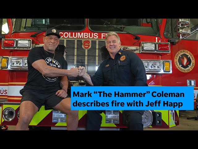 Mark "The Hammer" Coleman preaches smoke detectors