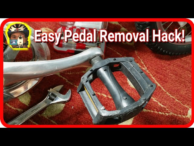 How To Remove Bike Pedals From a Bike Quickly & Easily -  No Pedal Wrench Needed!
