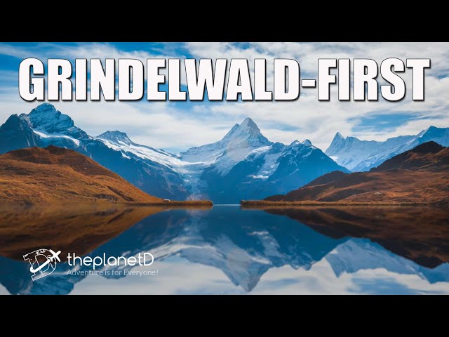 Grindelwald First Adventures - First Cliff Walk to Bachalpsee Lake Switzerland