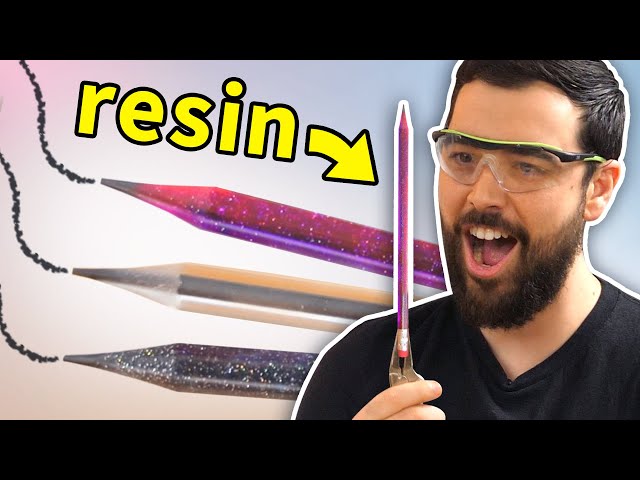 Making Usable Resin Pencils