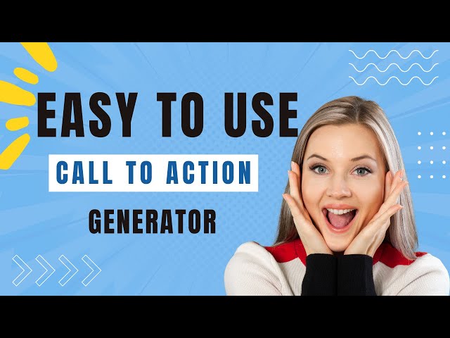 Call-To-Action Generator | It's Easy with Jasper AI, the #1 Blogging Tool IMO