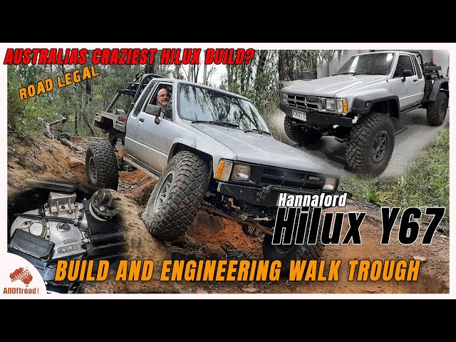 Crazy Hilux Y67 build | 37" | Road Legal | Atlas | Slide Box | Hydro Steer | Engineering explained