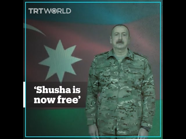 Azerbaijani president announces liberation of Shusha