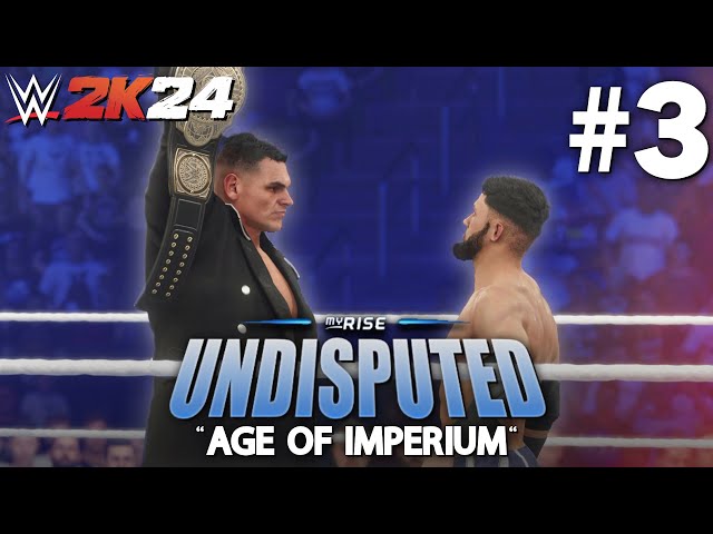 WWE 2K24 - MyRise "UNDISPUTED"  Part 3 (No Commentary)