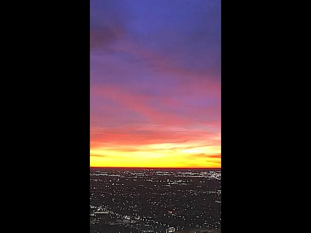 Sky 5 captures beautiful sunrise over OKC