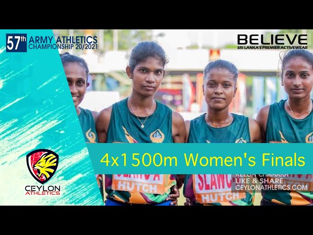 4x1500m Womens Relay Finals   Army Athletics Championship 2021 1 1 1