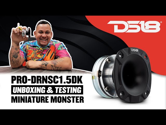 DS18 PRO-DRNSC1.5DK (unboxing/Testing) Twist On Throat Neodymium Driver with 1.5" Horn