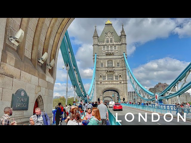 England, London Summer Walk | Borough Market to St Katharine Docks via Tower Bridge London [4K HDR]