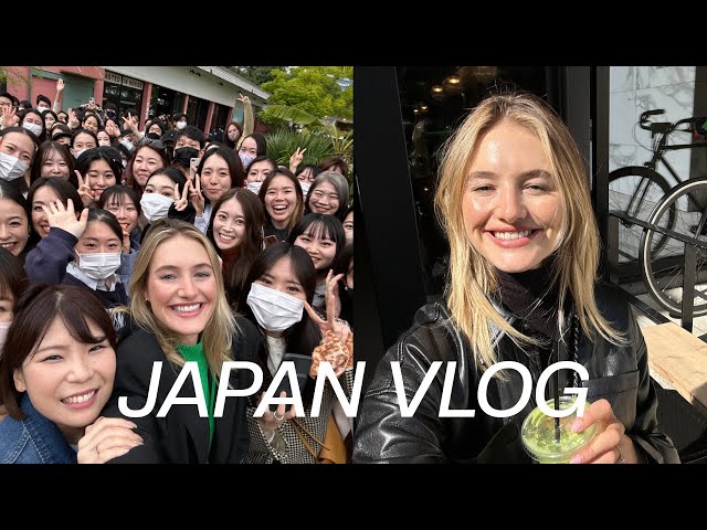 Tokyo Vlog | Travel with me, What I ate in Japan & Crazy Community Meet Up! | Sanne Vloet