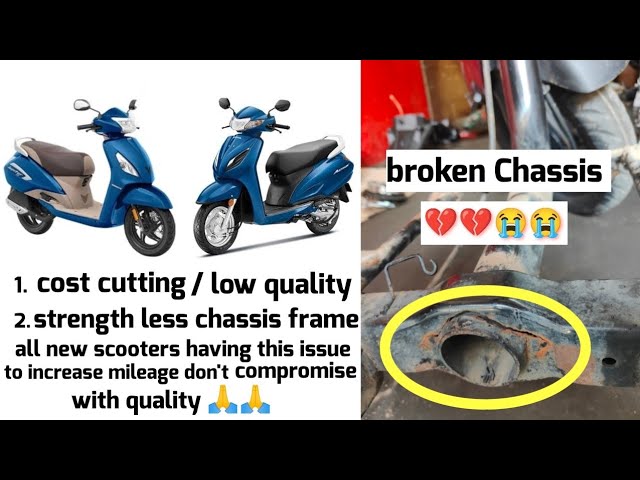 TVS Jupiter broken chassis alignment and welding perfectly watch full video.