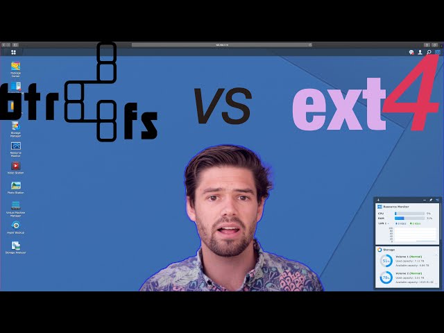 BTRFS vs EXT4 For Synology NAS, which one should you choose? - 4K Users Guide