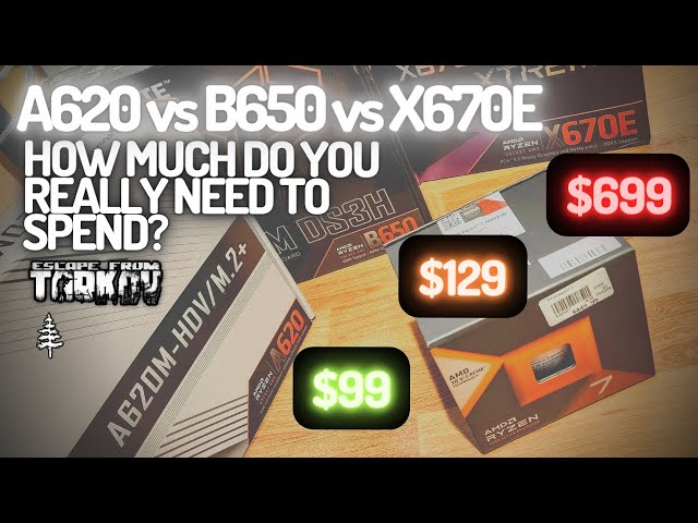 Faceoff e14 \\ A620 vs B650 vs X670E // How Much Do You Really Need to Spend?