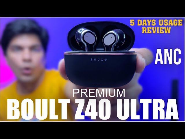 Boult Z40 Ultra | ANC, 100H battery, Dual Device Connectivity under 2K