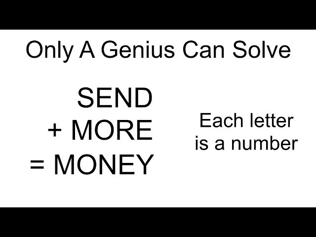 Only A "Genius" Can Solve - Each Letter Is A Number