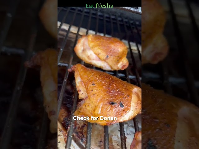 Chicken Thighs On Pellet Grill Recipe || @EatFreshs
