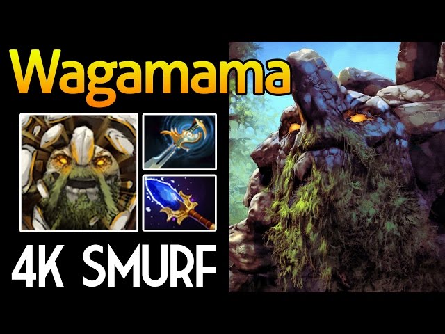 Wagamama [Tiny] 4k Smurf - Trolling Noob Dota 2 7.05