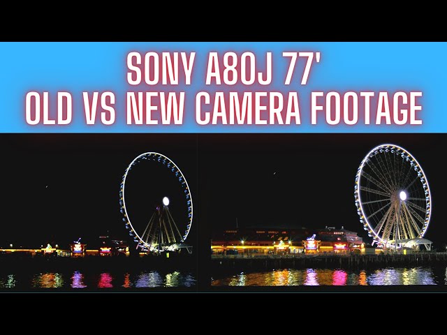 Sony A80J 77" Showcase: How Much Does The Camera Matter When Recording TVs? Lumix S5 vs Lumix G85