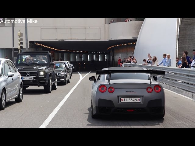 LOUD Nissan GT-R SOUNDS in Monaco!